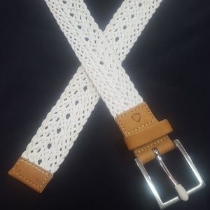 *NEW*LIZ CLAIBORNE Cotton Braided Belt S 33 x 1.25